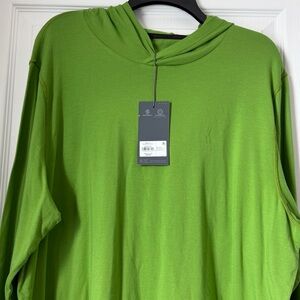 New Men’s VRST Green Pulse UV Protection Essential Hoodie Size L